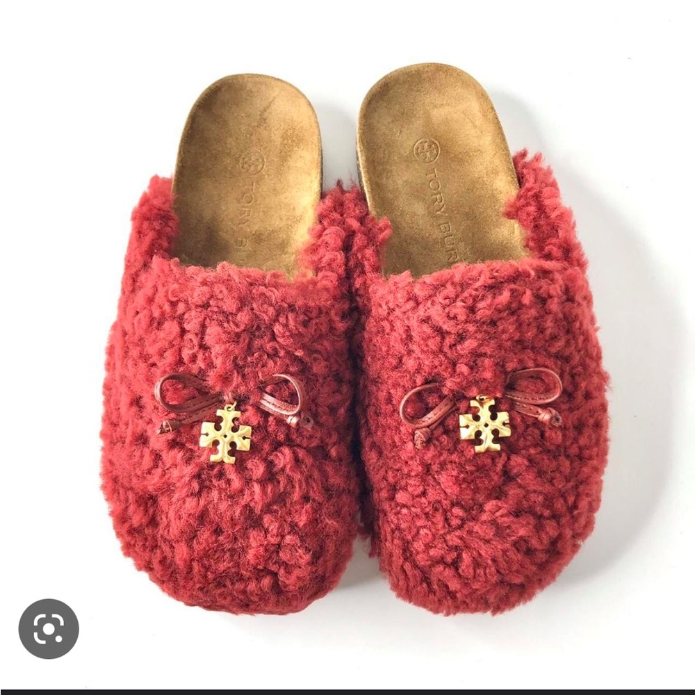 Tory Burch Mammouth Shearling Mules